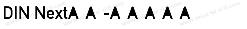 DIN Next字体字体转换